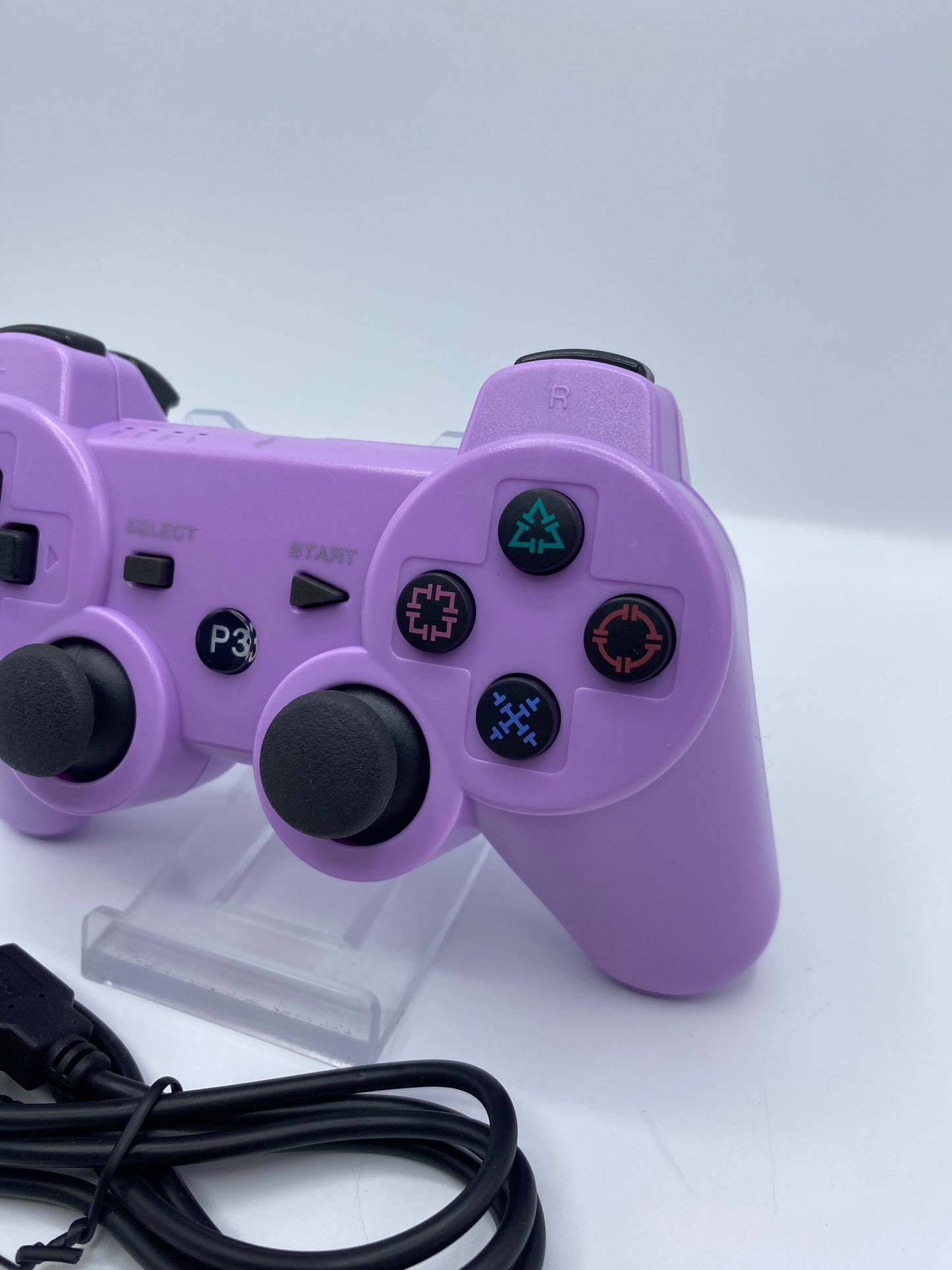 Controller für PlayStation 3 Wireless pastell lila / Gamepad für PS3
