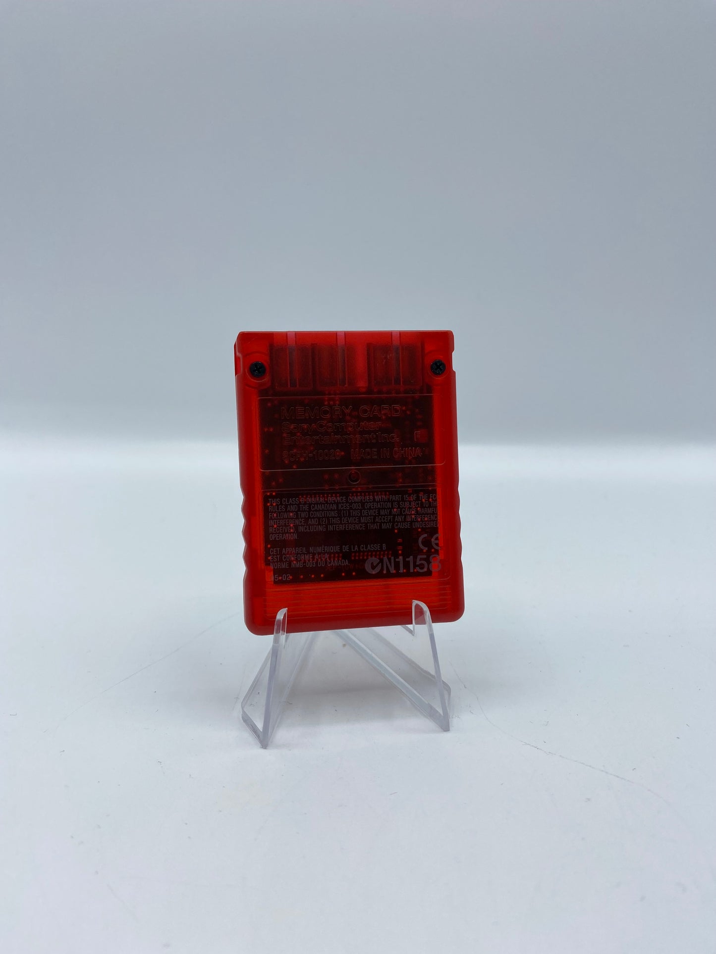 Sony Speicherkarte PS2 - Transprent Rot