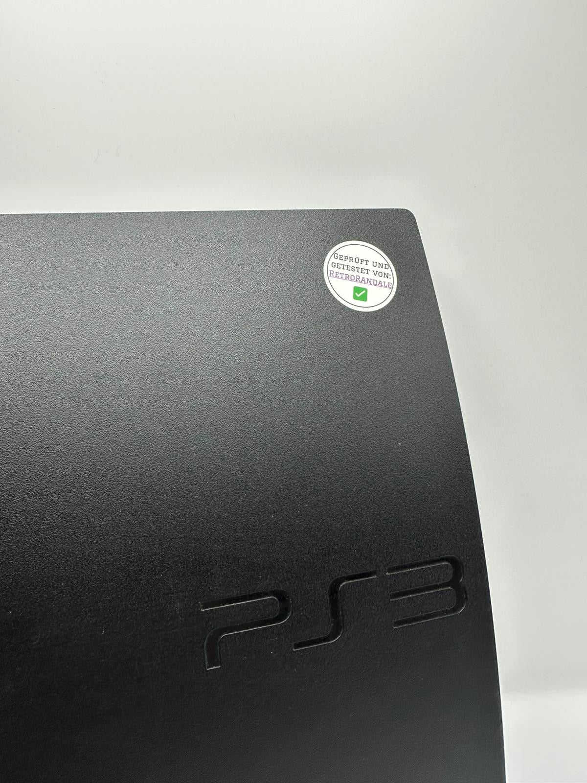PlayStation 3 Slim PS3 - Schwarz - Starter Paket