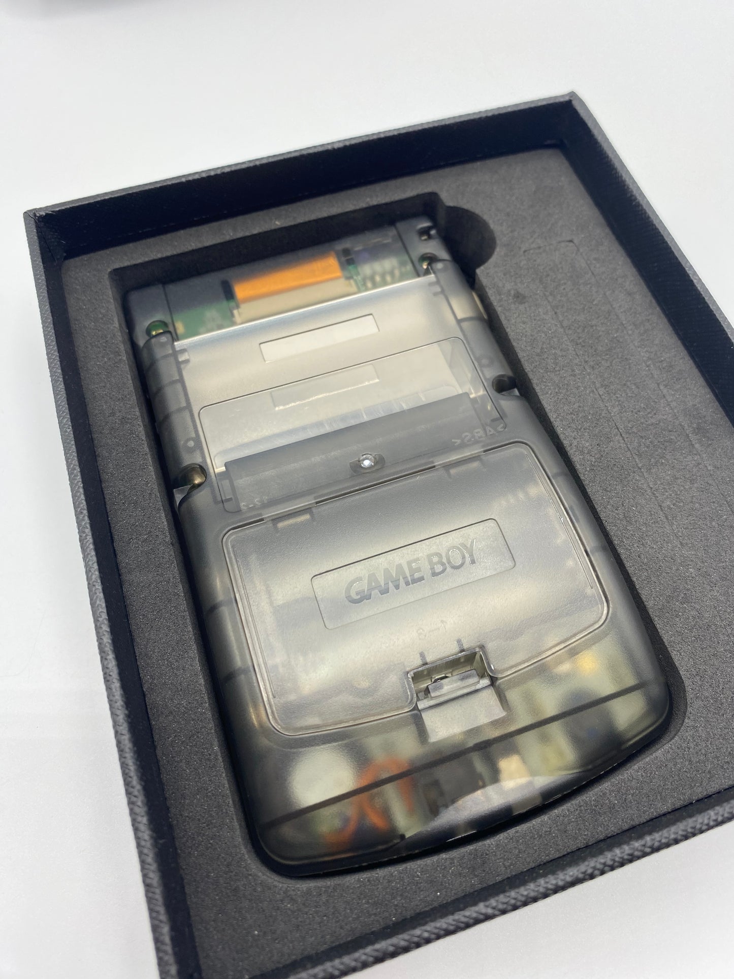 Gameboy Color Schwarz Transparent Geschenke Set mit Spiel