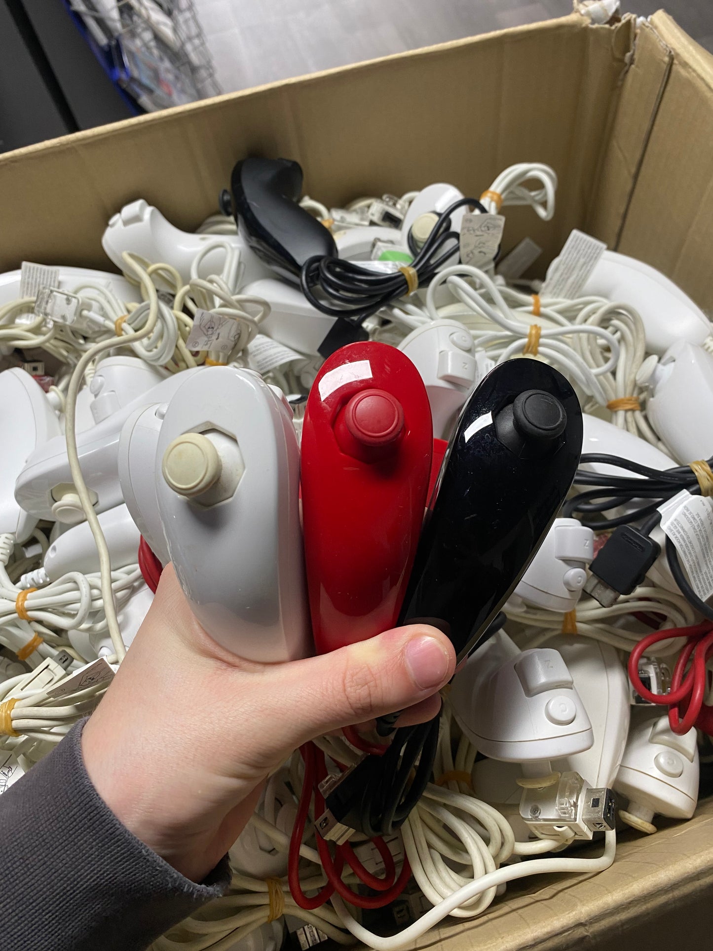 Diverse Wii Nunchuks - Wii Nunchucks gemischt