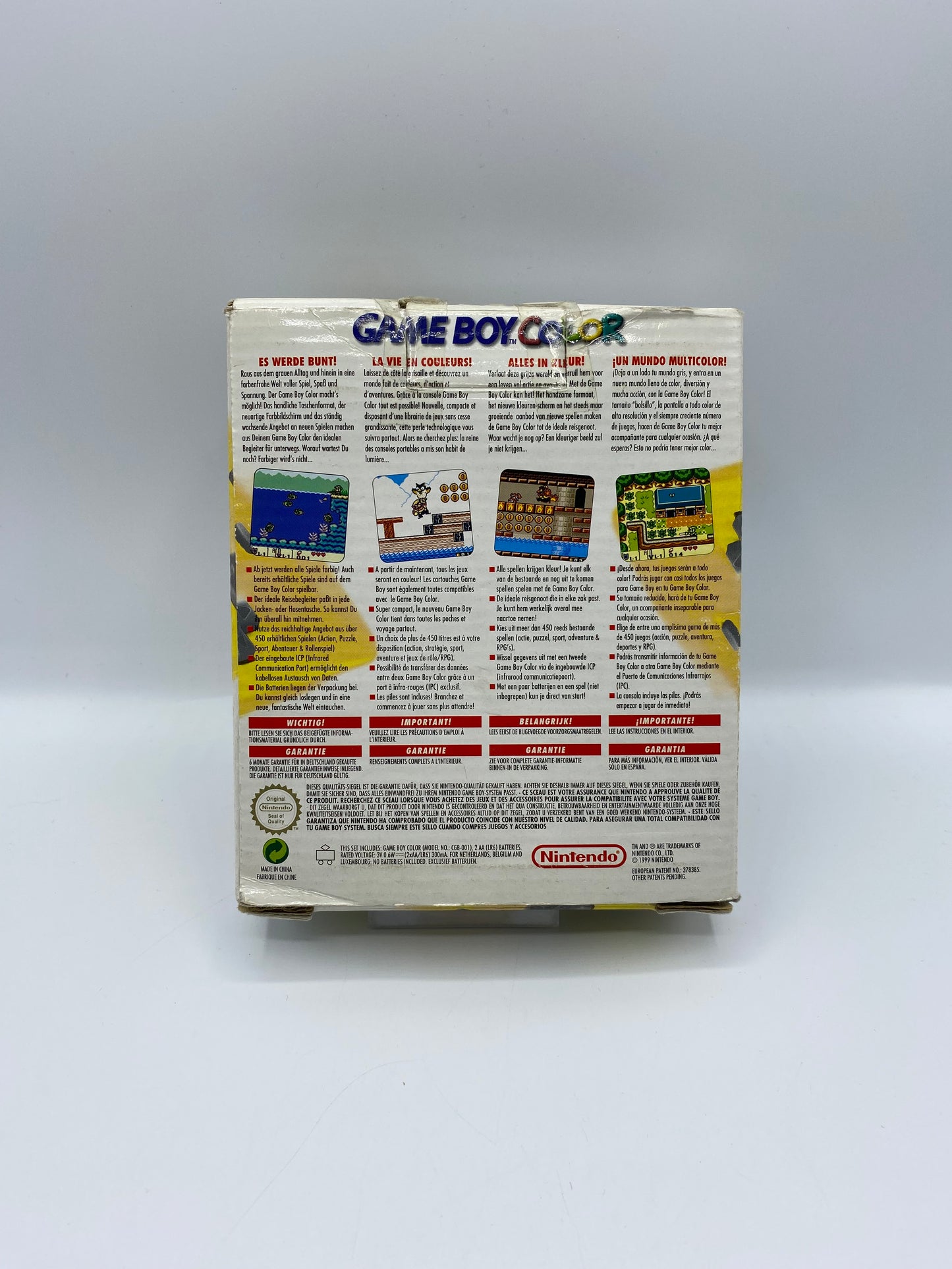 Gameboy Color Gelb OVP