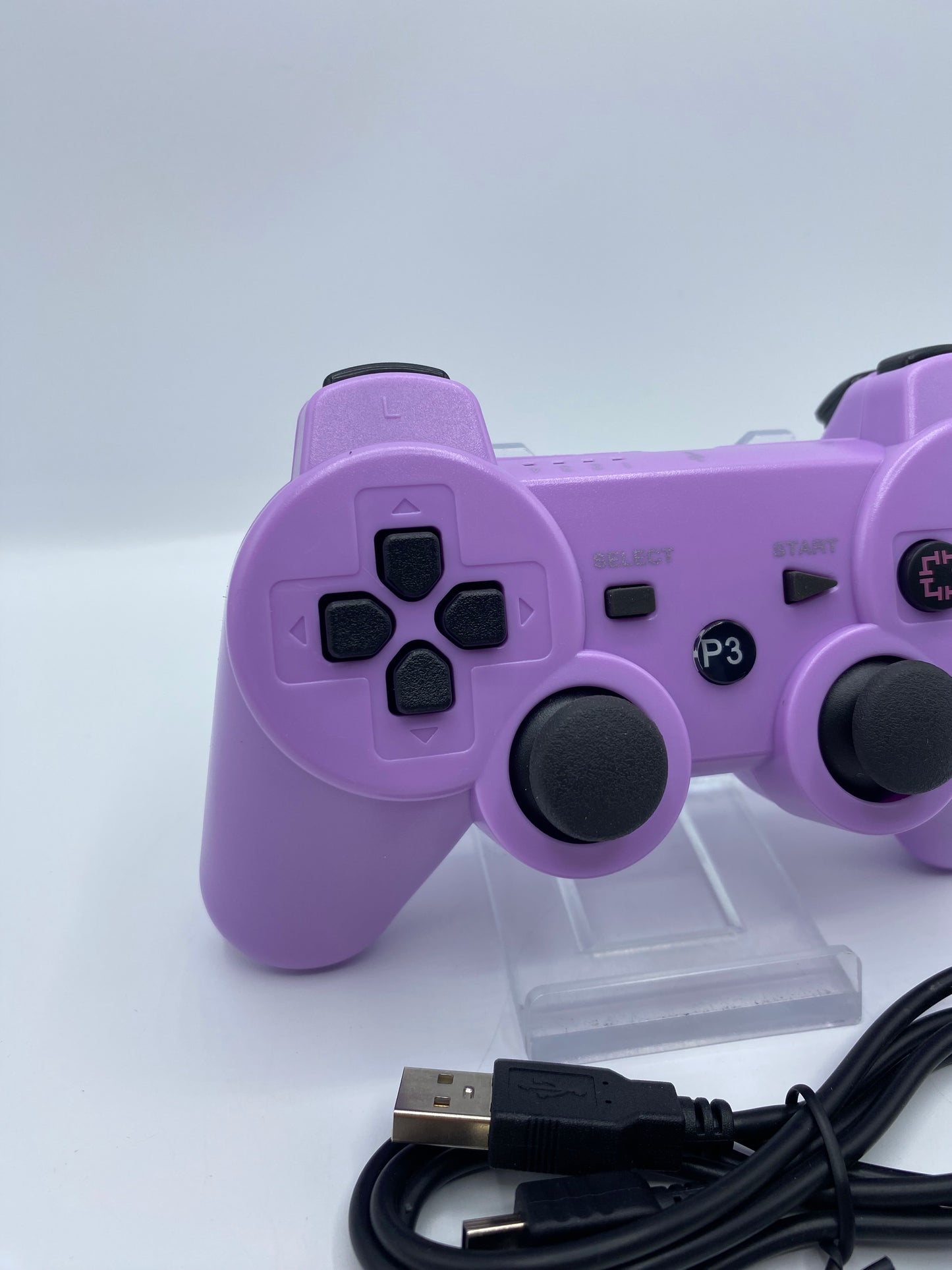 Controller für PlayStation 3 Wireless pastell lila / Gamepad für PS3