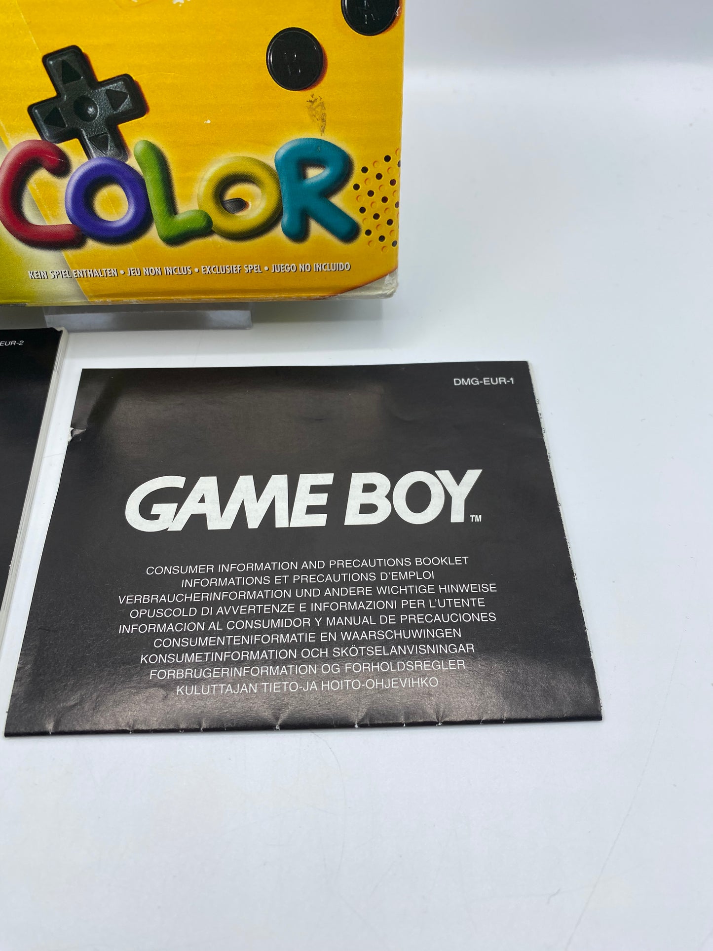 Gameboy Color Gelb OVP