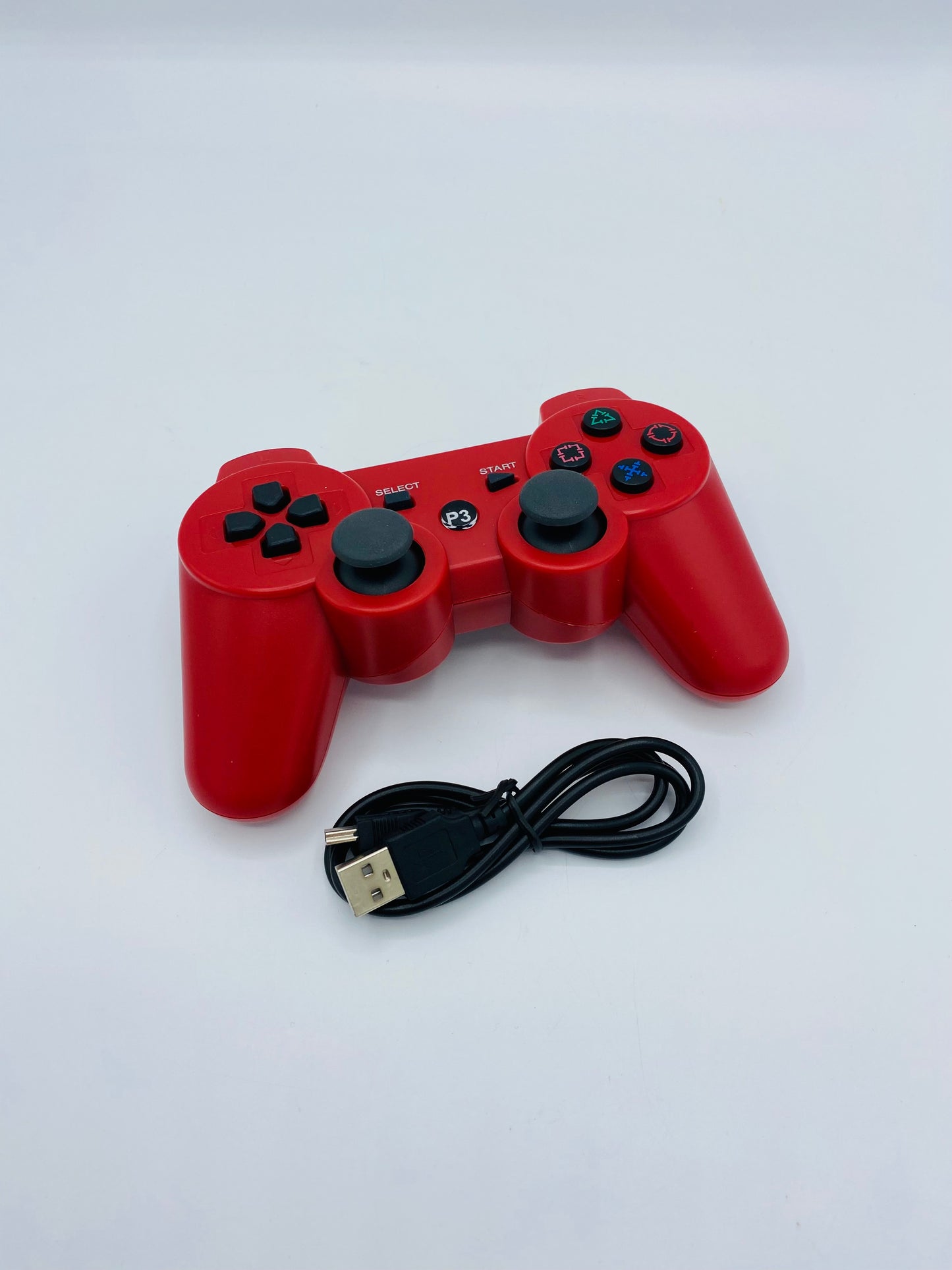 Controller für PlayStation 3 Wireless Rot / Gamepad für PS3