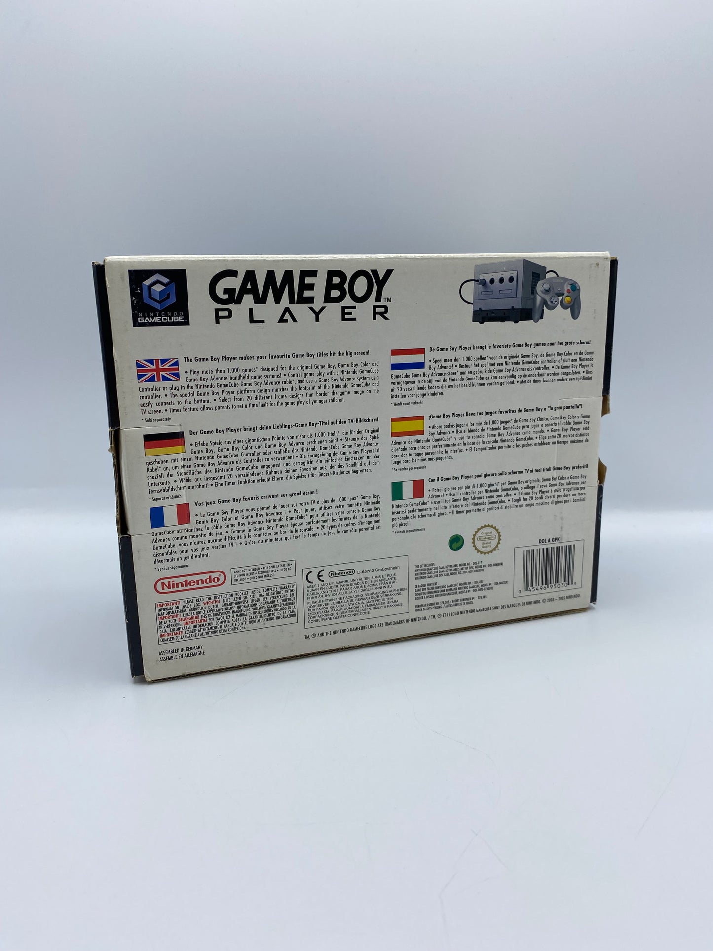 Gamecube Gameboy Player OVP CiB / Sammlerzustand