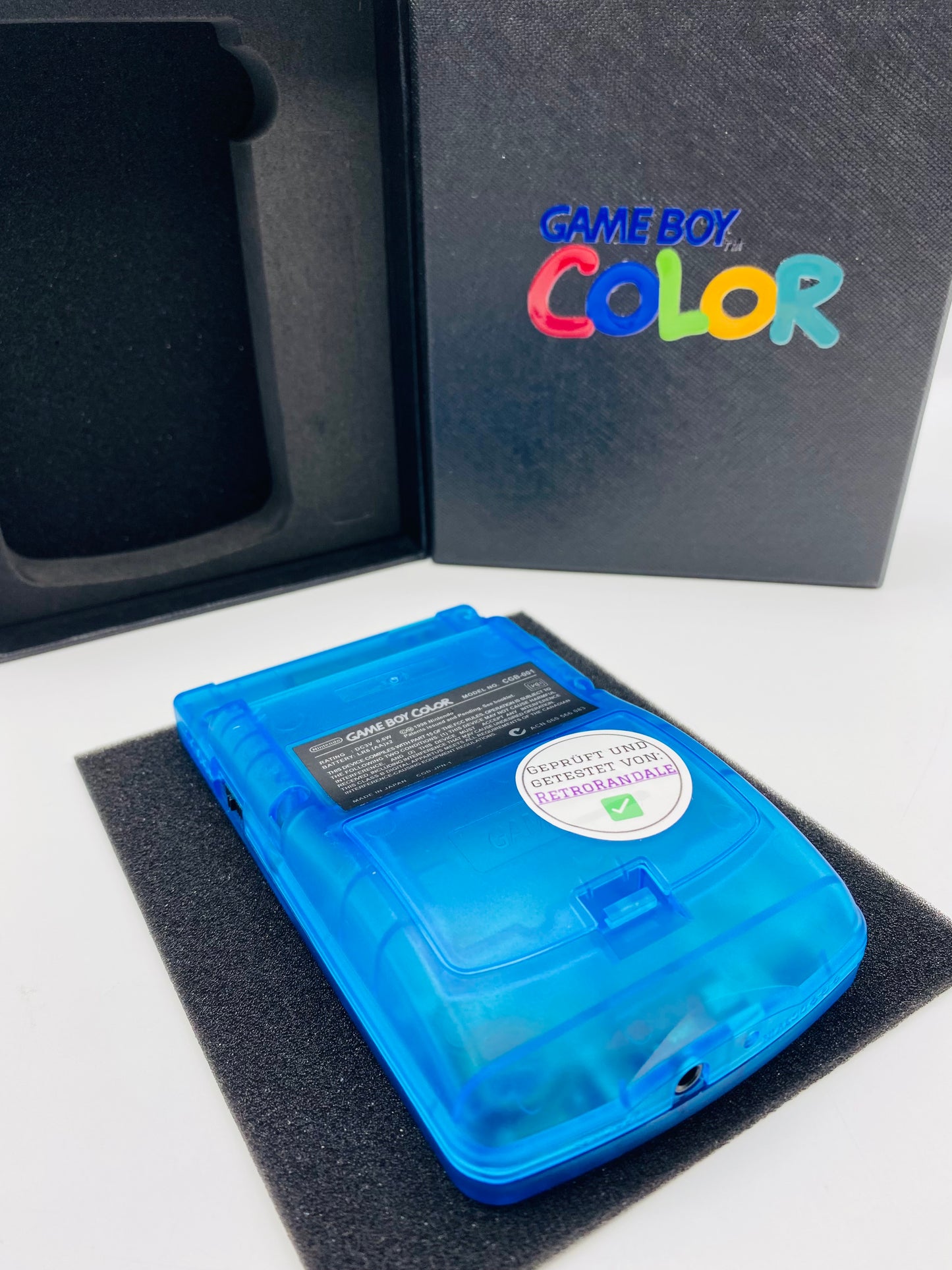 Gameboy Color Blau Transparent