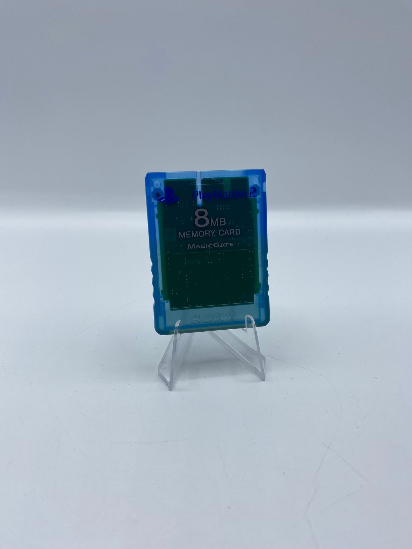 Sony Speicherkarte PS2 - Transparent Blau