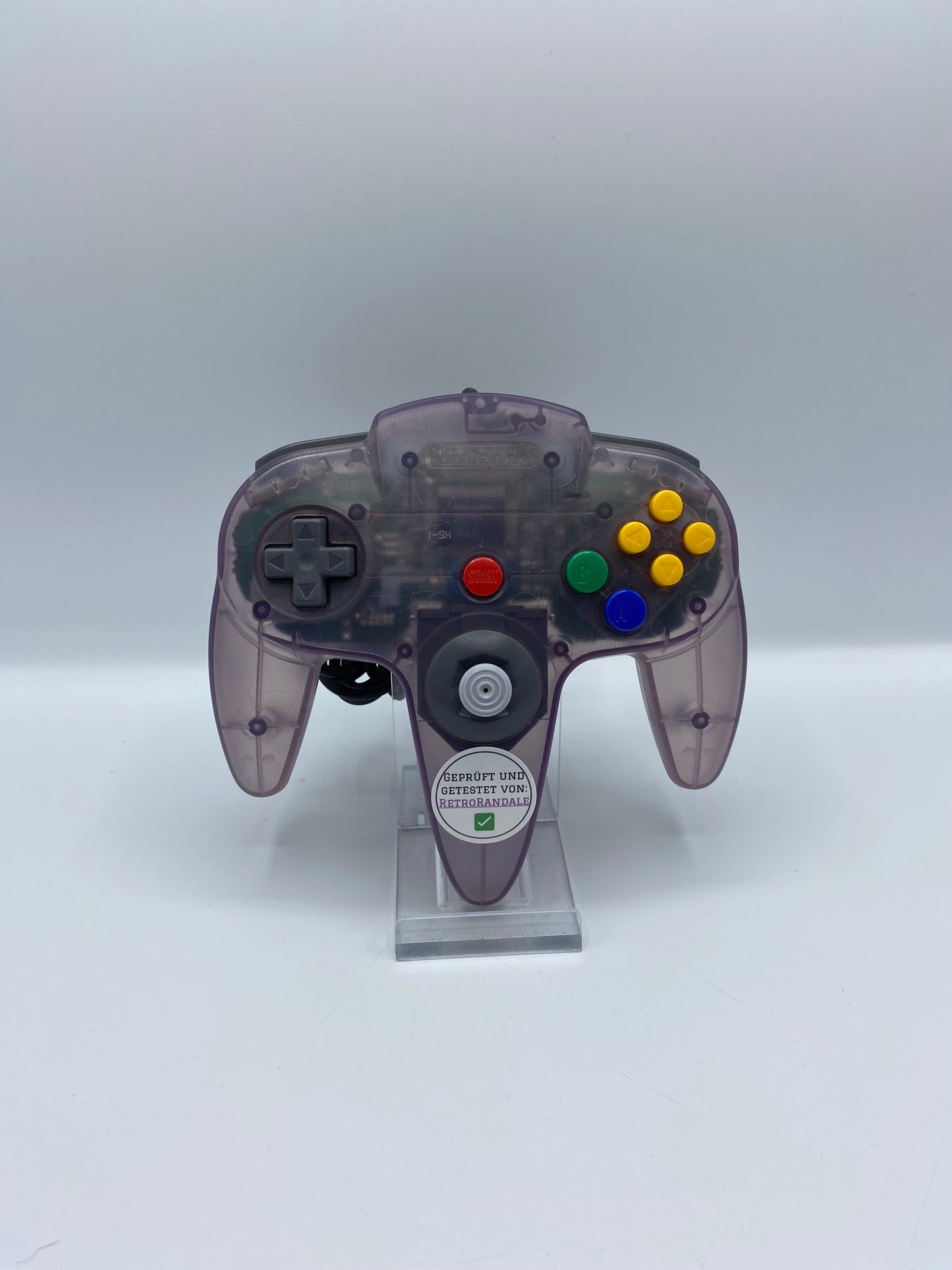 Nintendo 64 N64 Atomic Purple - Lila Transparent Controller