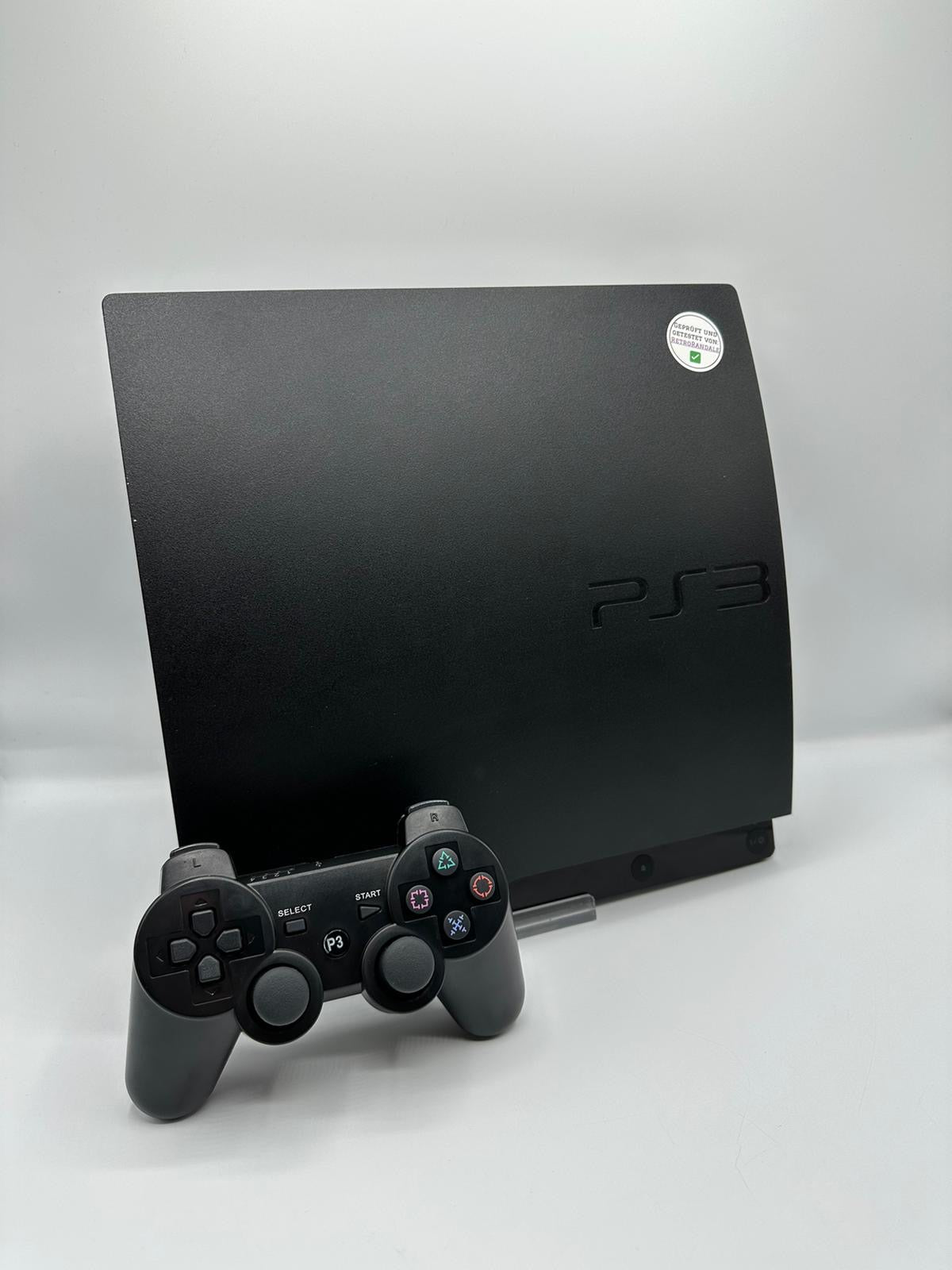 PlayStation 3 Slim PS3 - Schwarz - Starter Paket