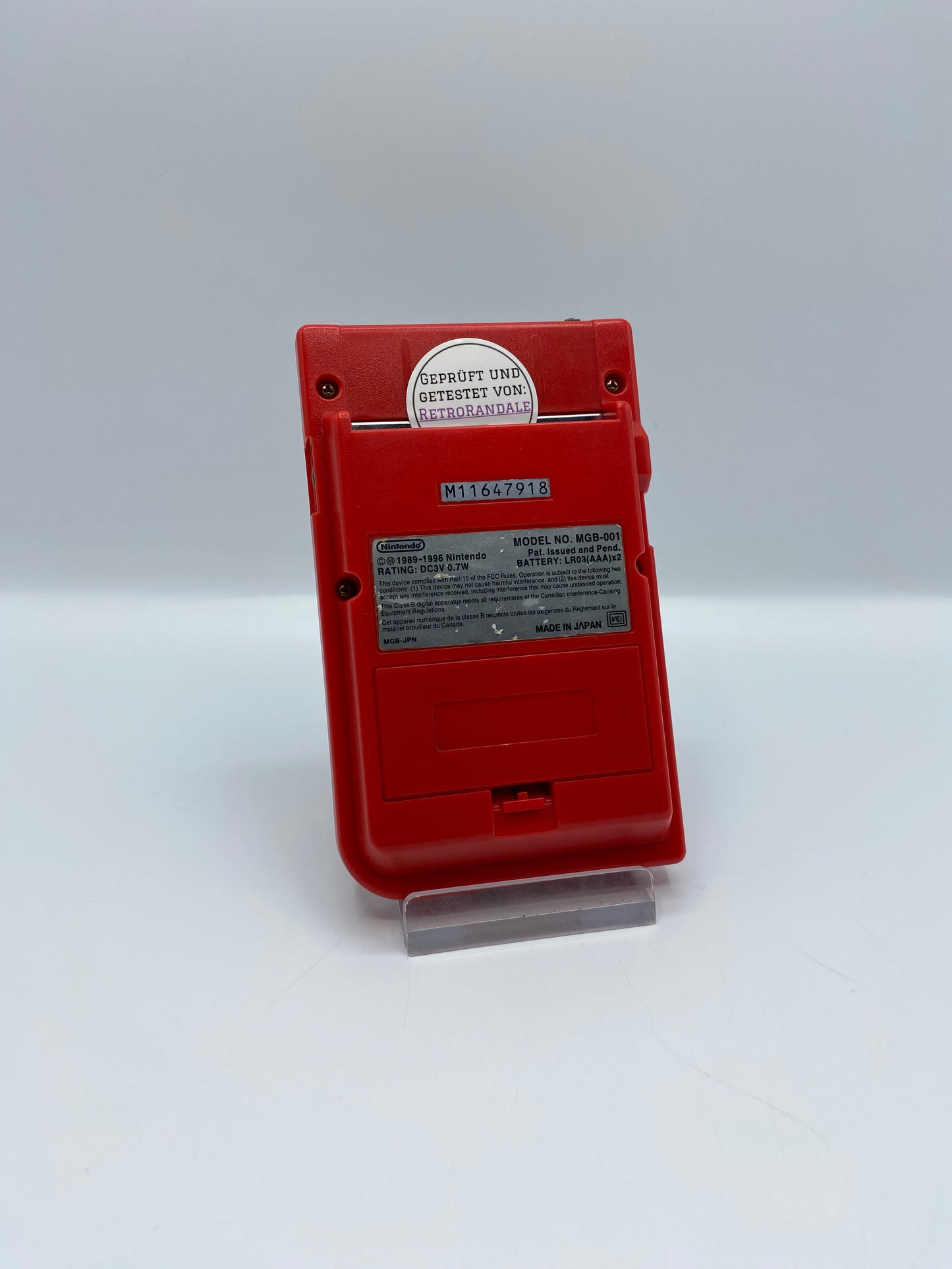 Gameboy Pocket - Rot