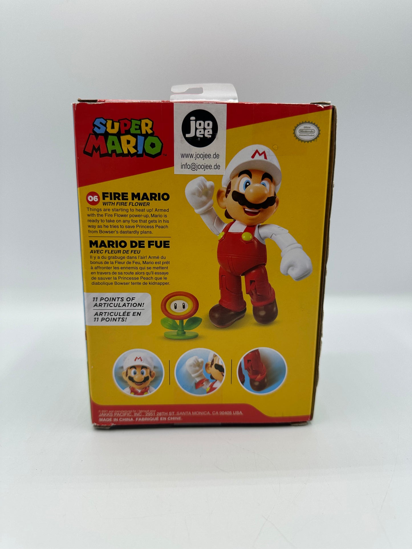 Super Mario Fire Mario Figur OVP