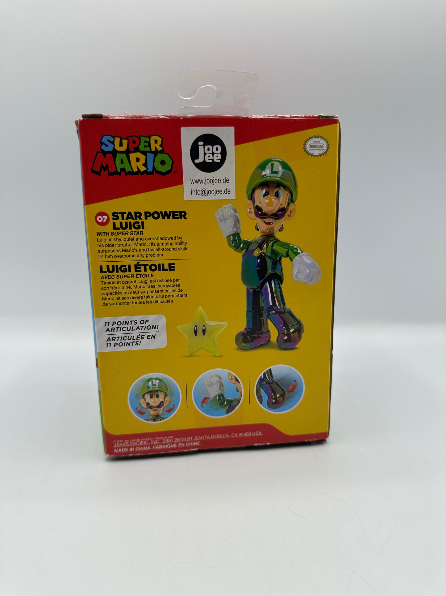 Super Mario Star Luigi Figur OVP