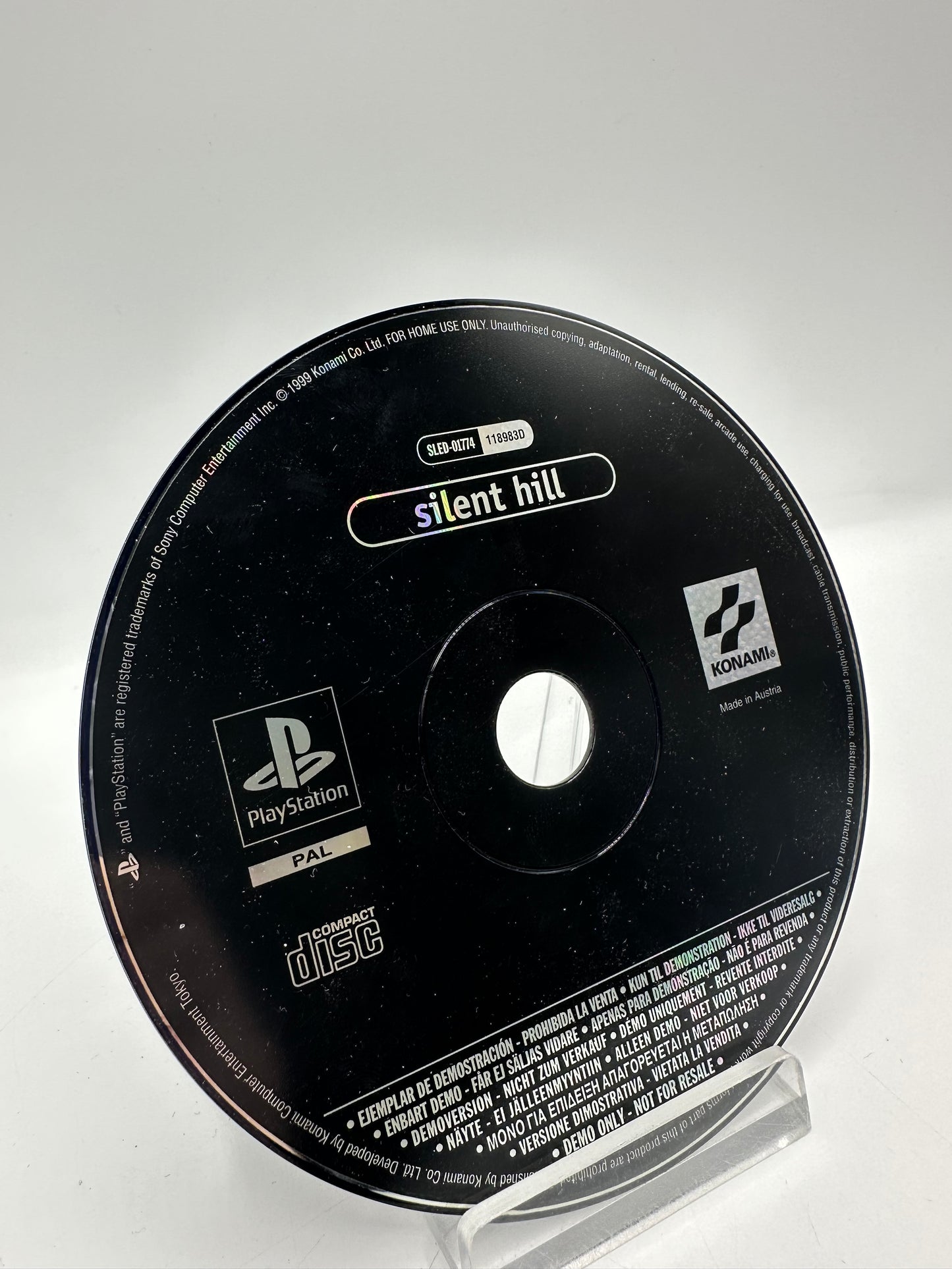 Silent Hill Trial Version- Disc Only