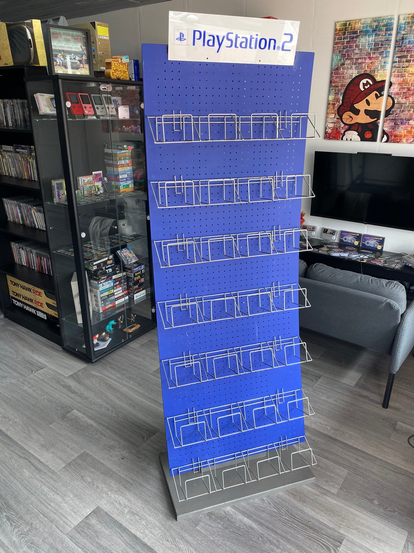 Playstation 2 Spieleständer - Original PS2 Aufsteller