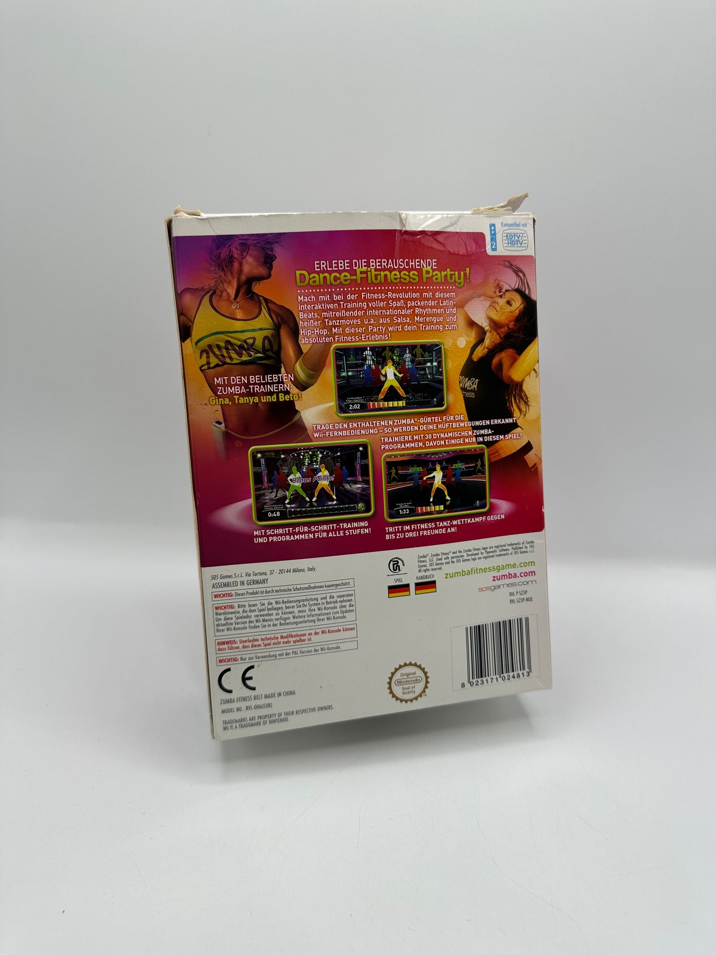 Zumba fitness mit Band