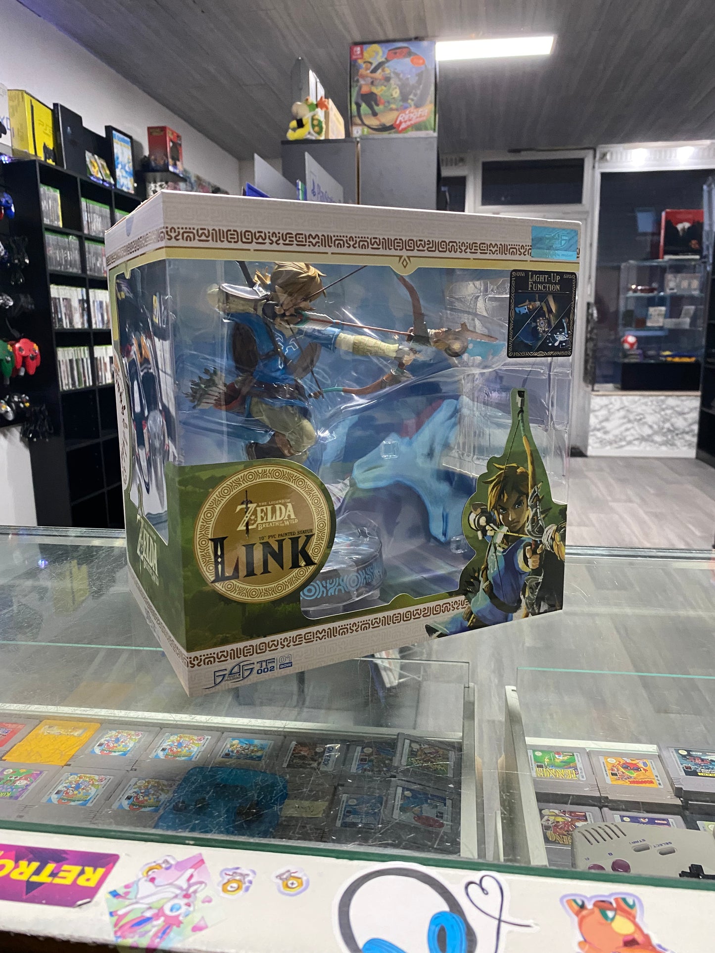 The legend of Zelda Breath of the Wild 10" PVC Painted Statue Link - NEU