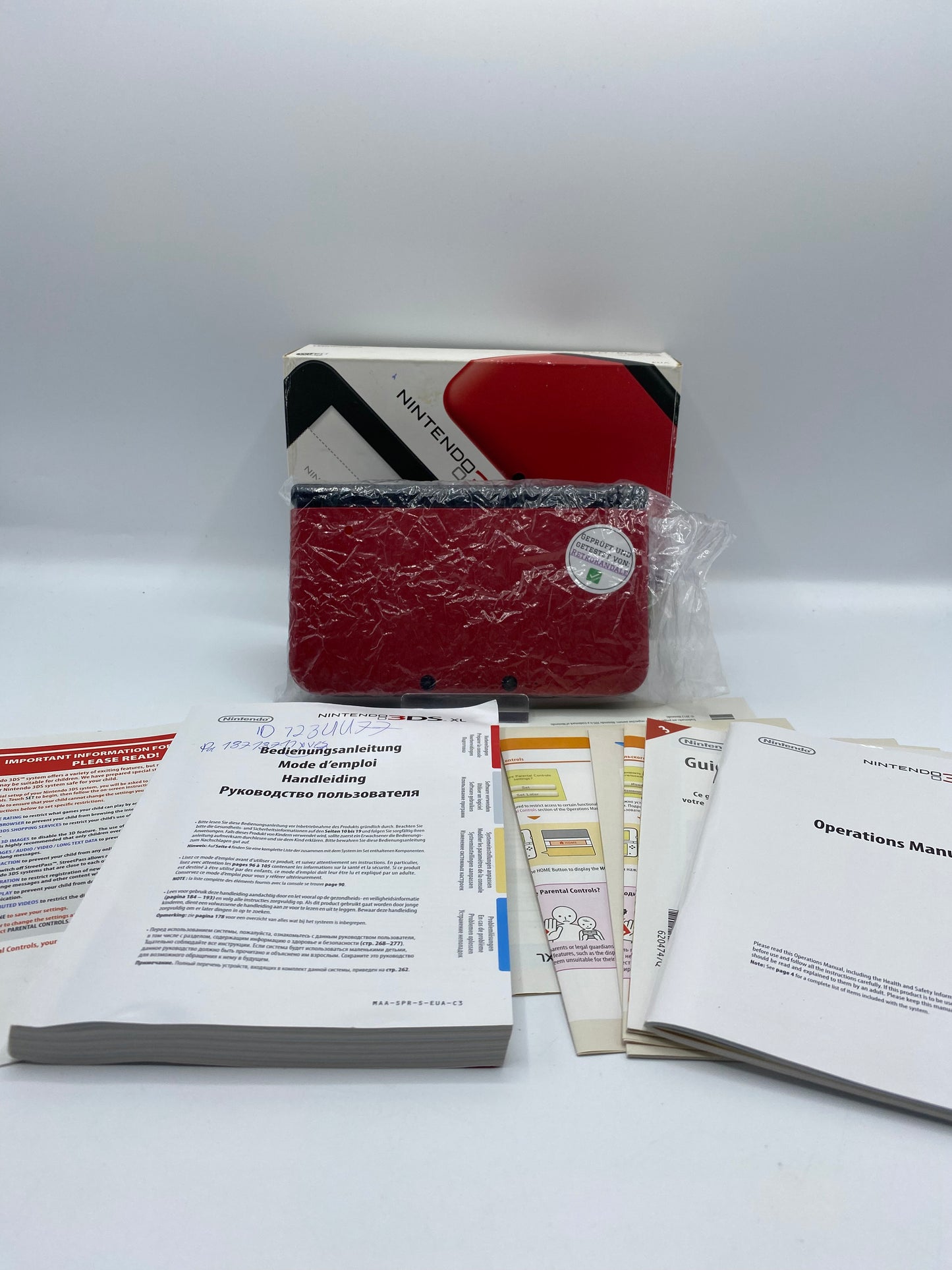 Nintendo 3DS XL Rot - OVP