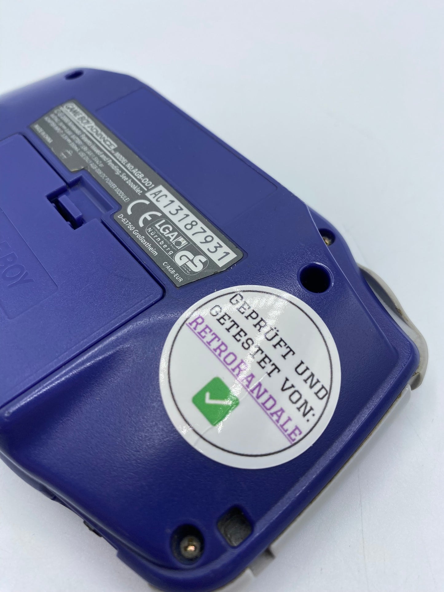 Gameboy Advance Lila / Blau Indigo OVP