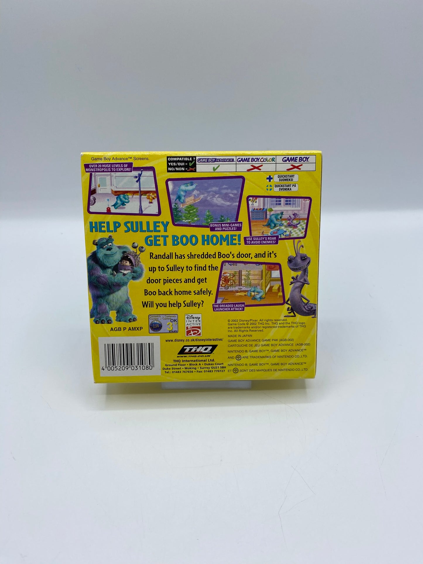 Disney Pixar Monster AG Monsters, INC. OVP