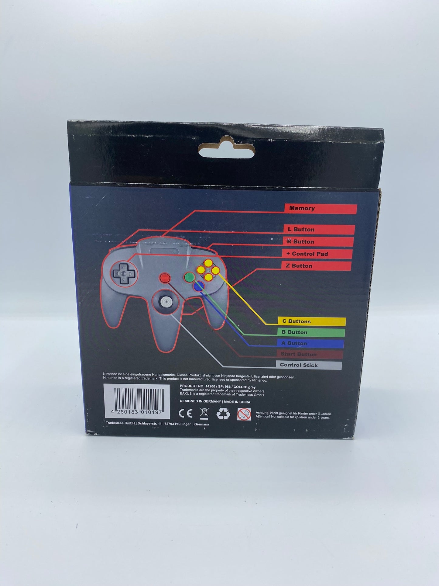 N64 Controller - Grau