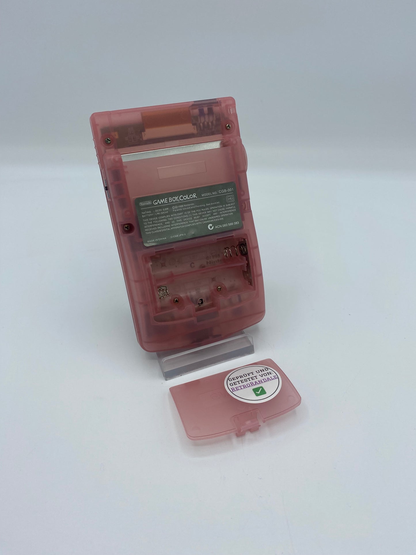 Gameboy Color Rot Transparent