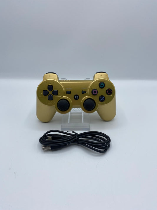 Controller für PlayStation 3 Wireless Gold / Gamepad für PS3
