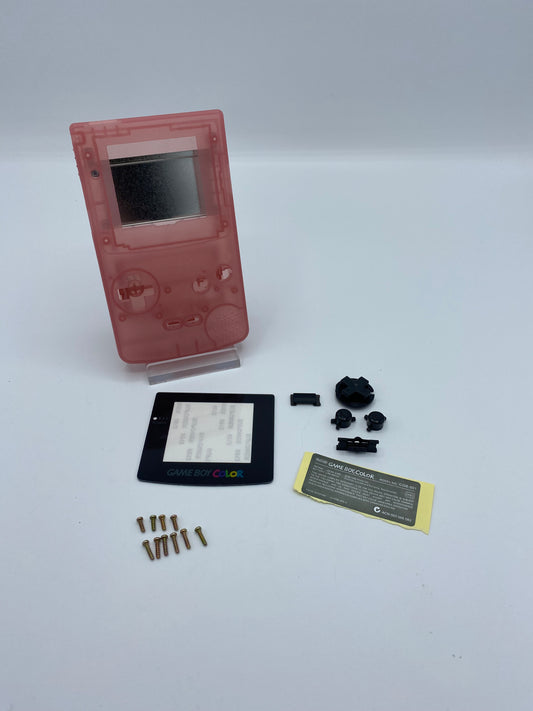 Gameboy Color - Ersatz Gehäuse Pink Transparent