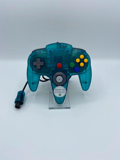 Nintendo 64 Controller - Blau Transparent - Original