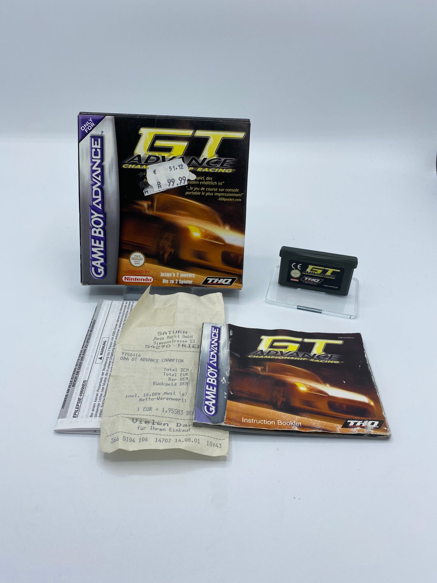 GT Advance Champion Racing OVP