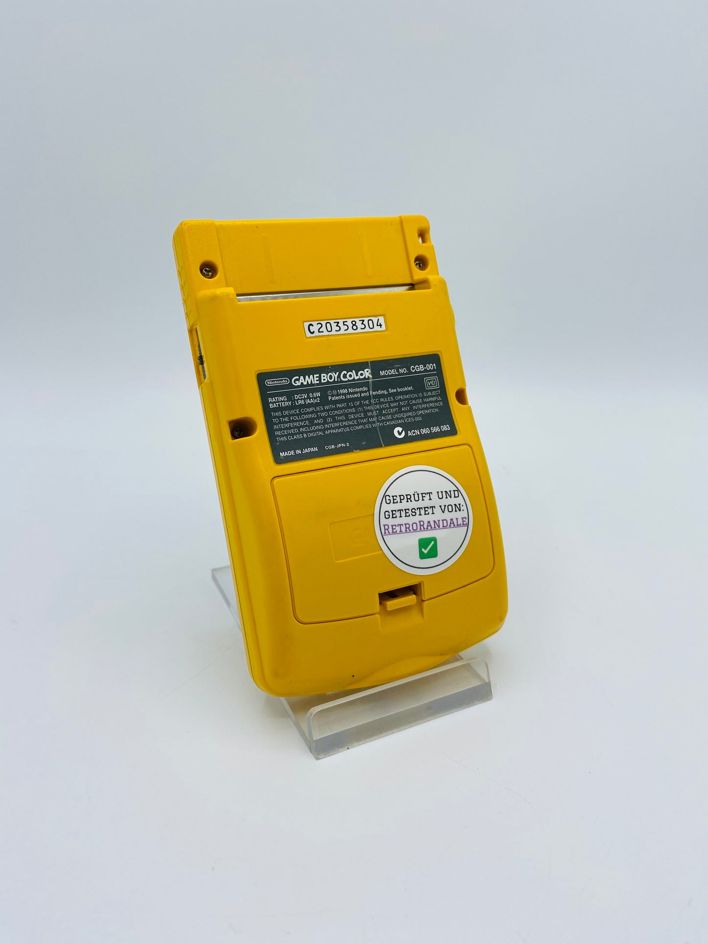Gameboy Color - Gelb