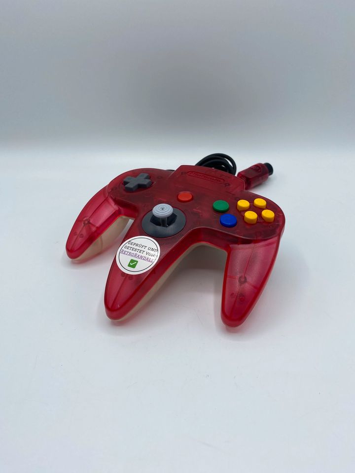 Nintendo 64 Controller - Rot / Transparent - Original