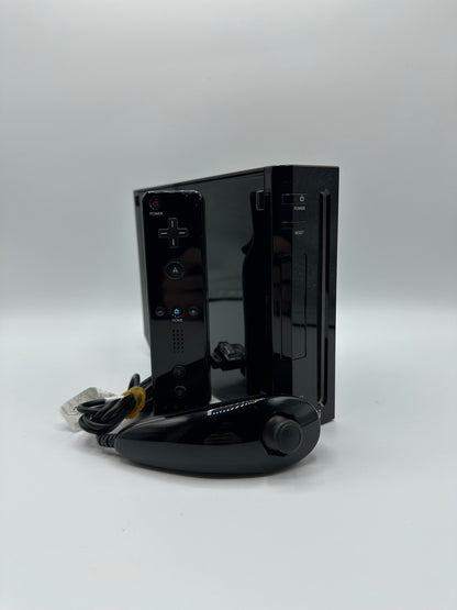 Nintendo Wii Schwarz Starter Paket