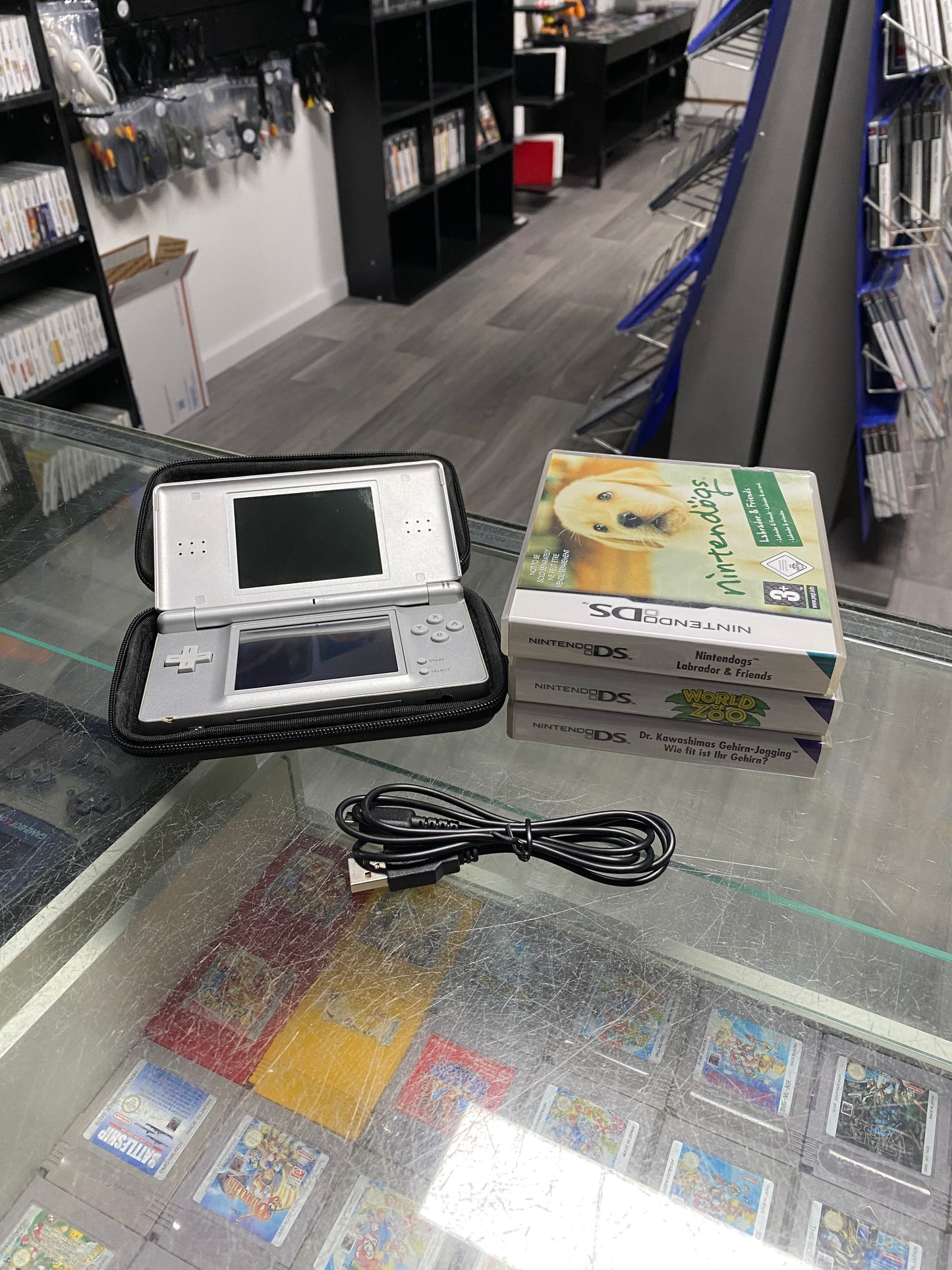 Nintendo DS Lite - Silber Paket