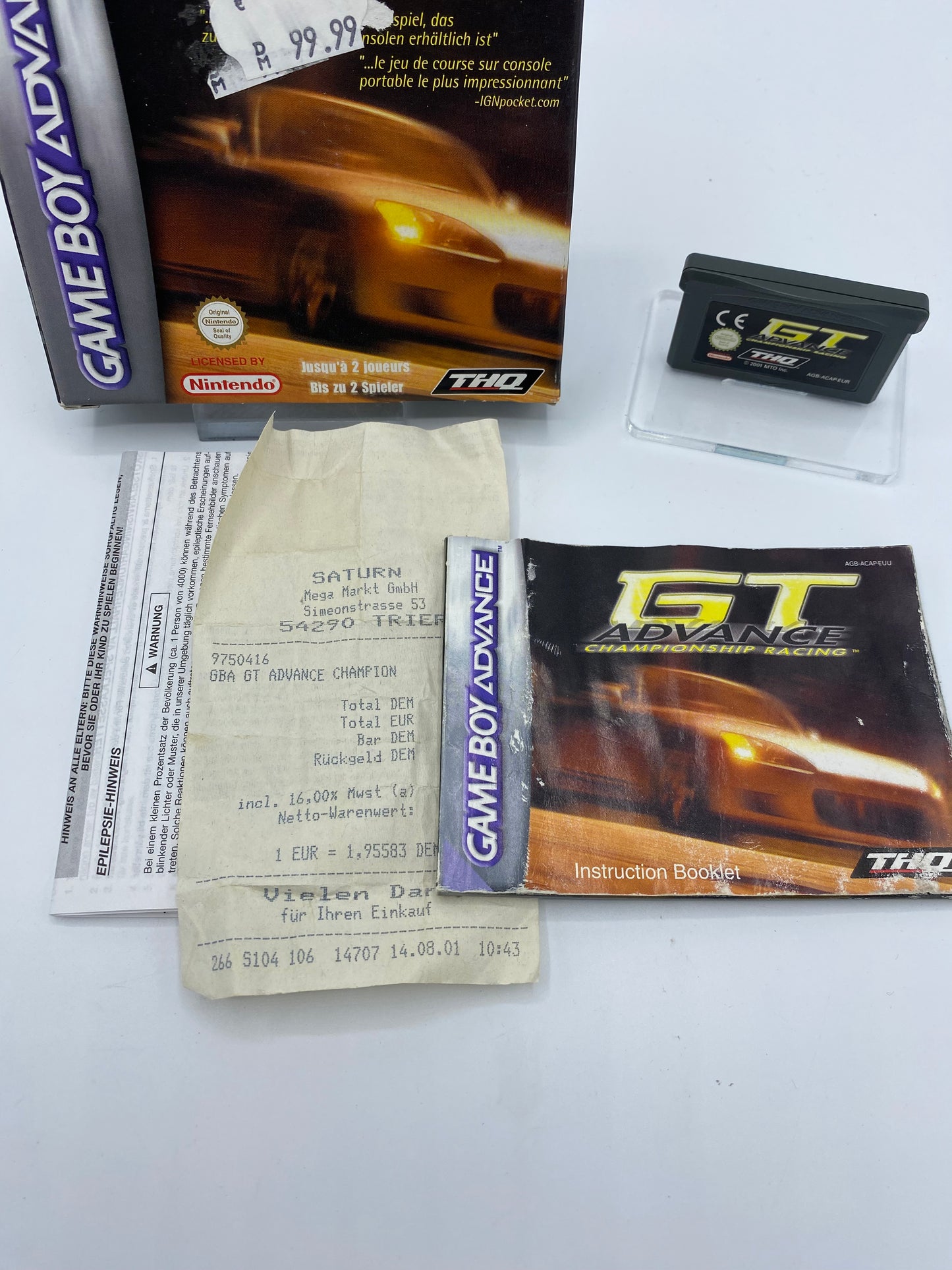 GT Advance Champion Racing OVP