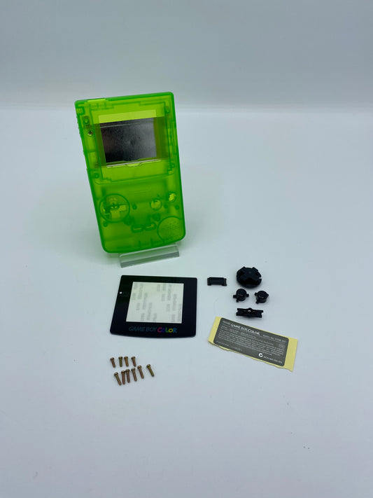 Gameboy Color - Ersatz Gehäuse Grün Transparent