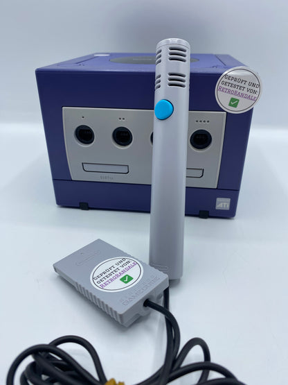 Nintendo GameCube Mikrofon - Original Microphone für Sprachsteuerung | Kompatibel mit Mario Party 6 & 7, Odama