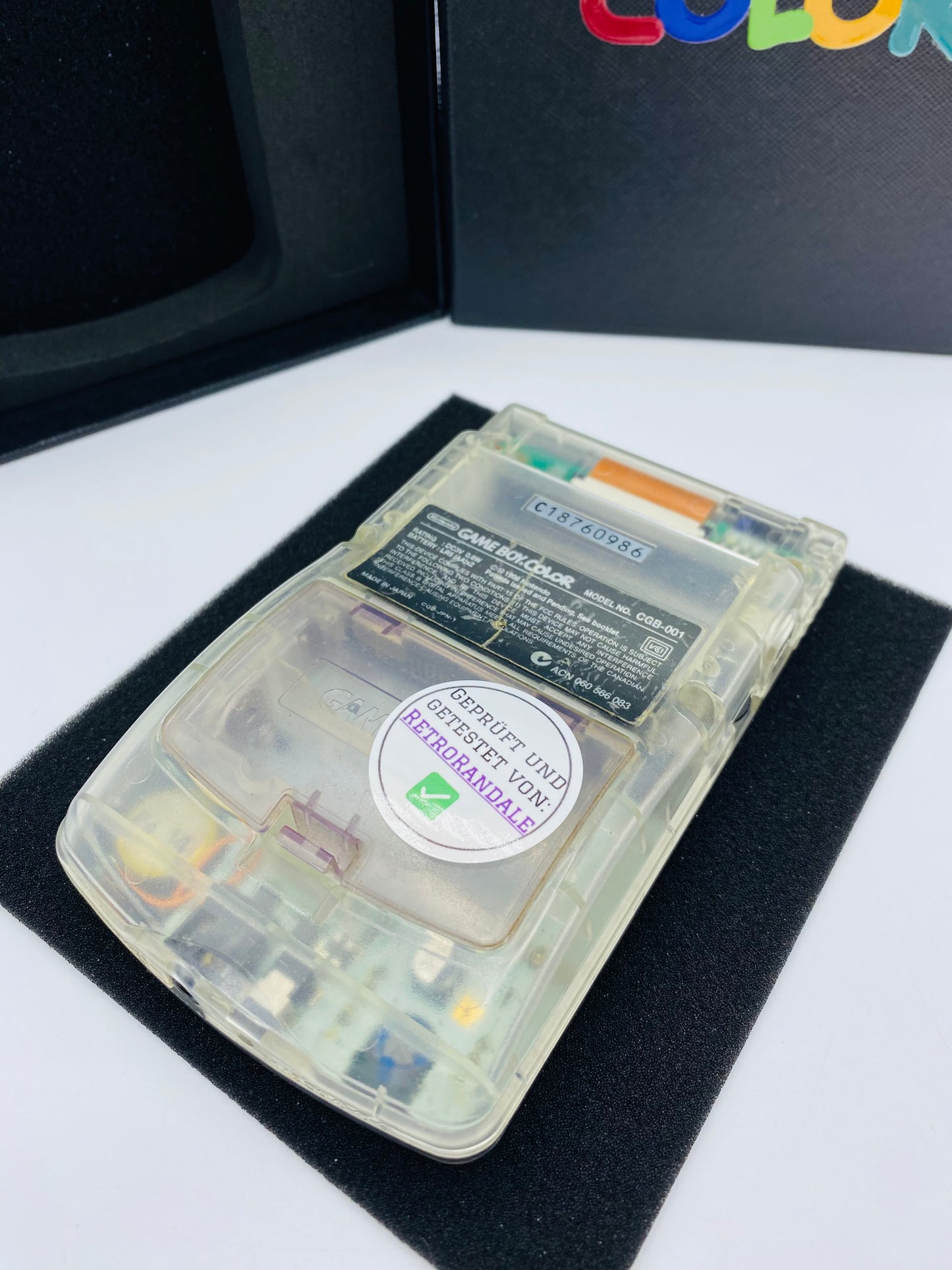 Gameboy Color - Transparent / Originalgehäuse