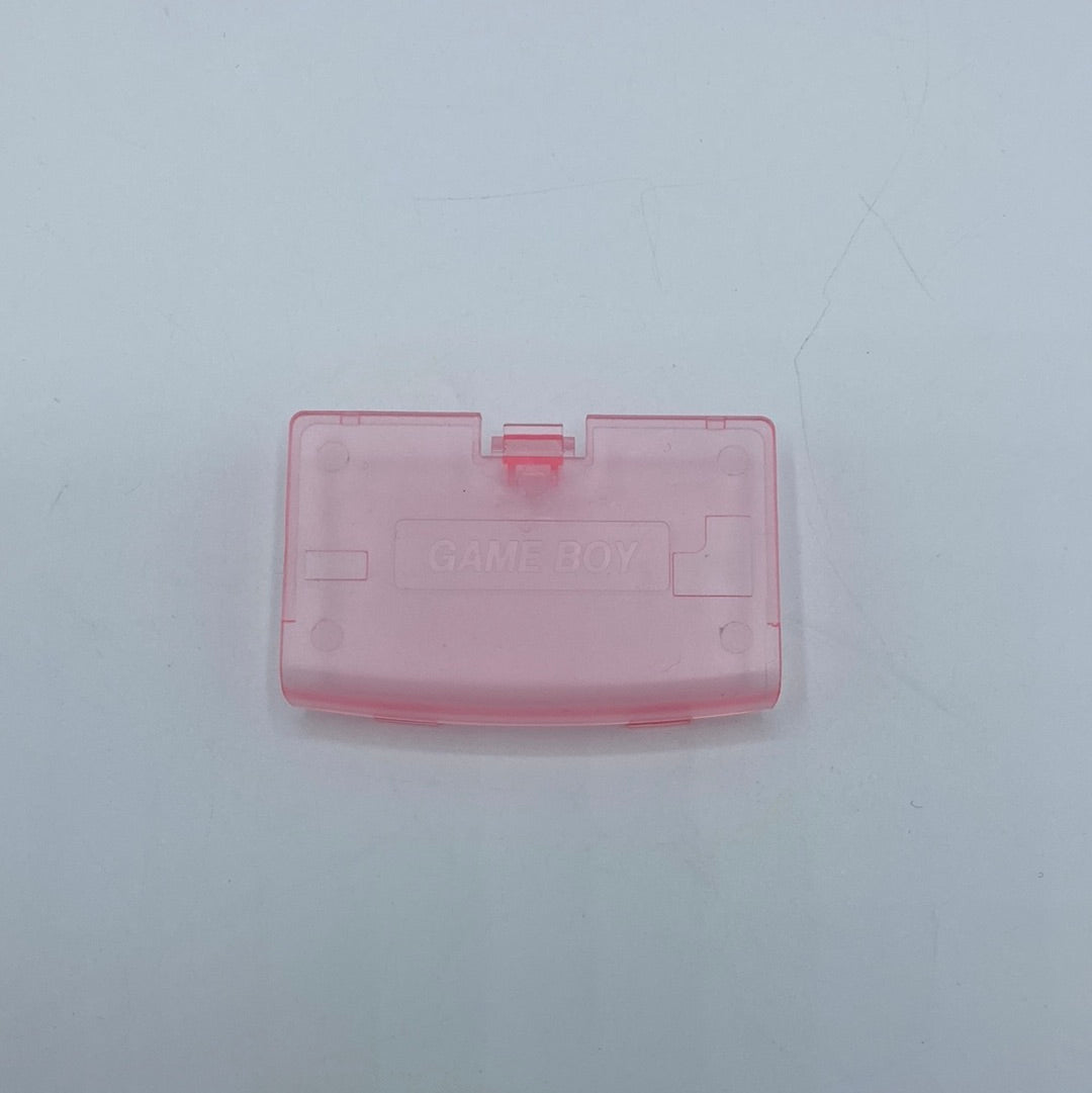 Batteriedeckel GBA Pink Transparent