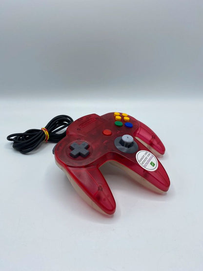 Nintendo 64 Controller - Rot / Transparent - Original