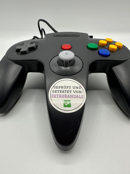 Nintendo 64 Controller - Schwarz / N64