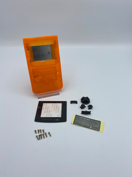 Gameboy Color - Ersatz Gehäuse Orange Transparent