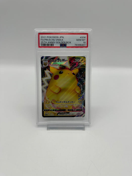 Pikachu VMAX (s8a-G 006) PSA 10