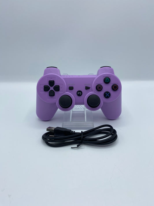 Controller für PlayStation 3 Wireless pastell lila / Gamepad für PS3