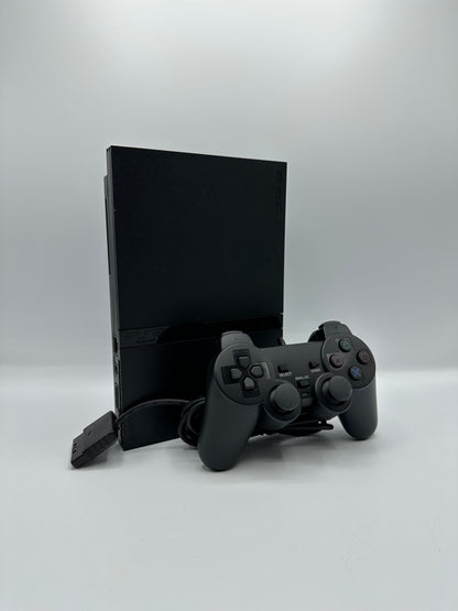 PlayStation 2 Slim Starter Paket - Schwarz PS2 Konsole