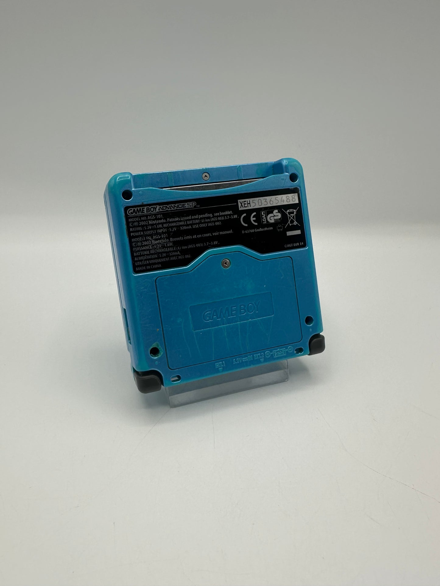 Gameboy Advance SP Surf Blue / Blau AGS-101