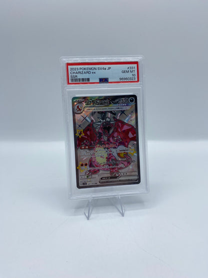 Glurak EX PSA 10 (sv4a 331)
