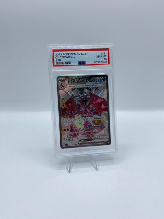 Glurak EX PSA 10 (sv4a 331)