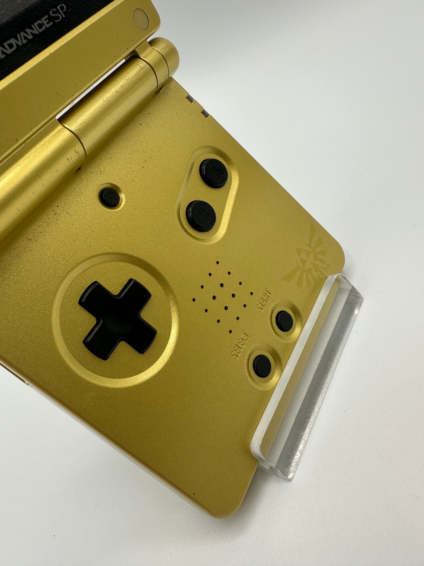 Gameboy Advance SP – Zelda Edition – Gold – Originalgehäuse