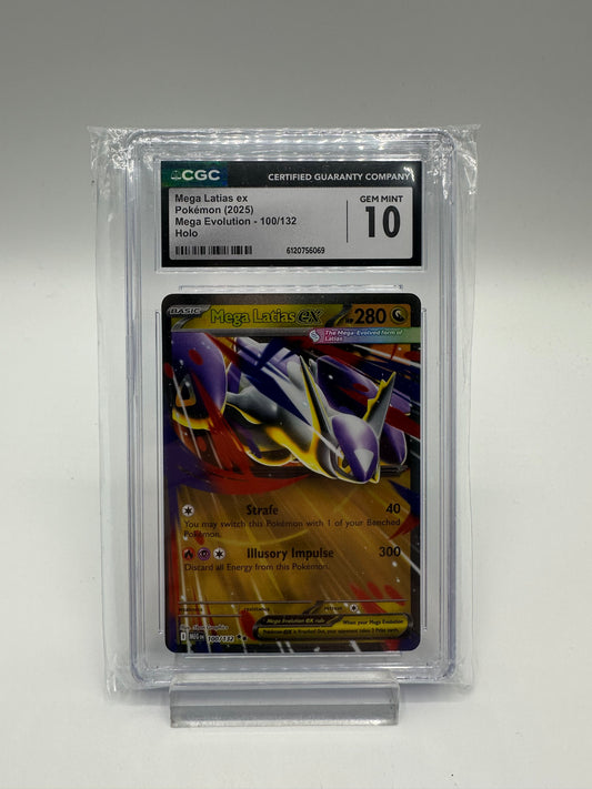 Mega Latias ex  MEG 100 CGC 10 Gem Mint